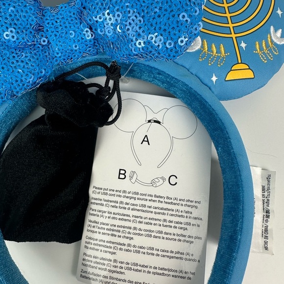 Blue Mickey Mouse Kids Backpack and Headband Set - Picture 5 of 10